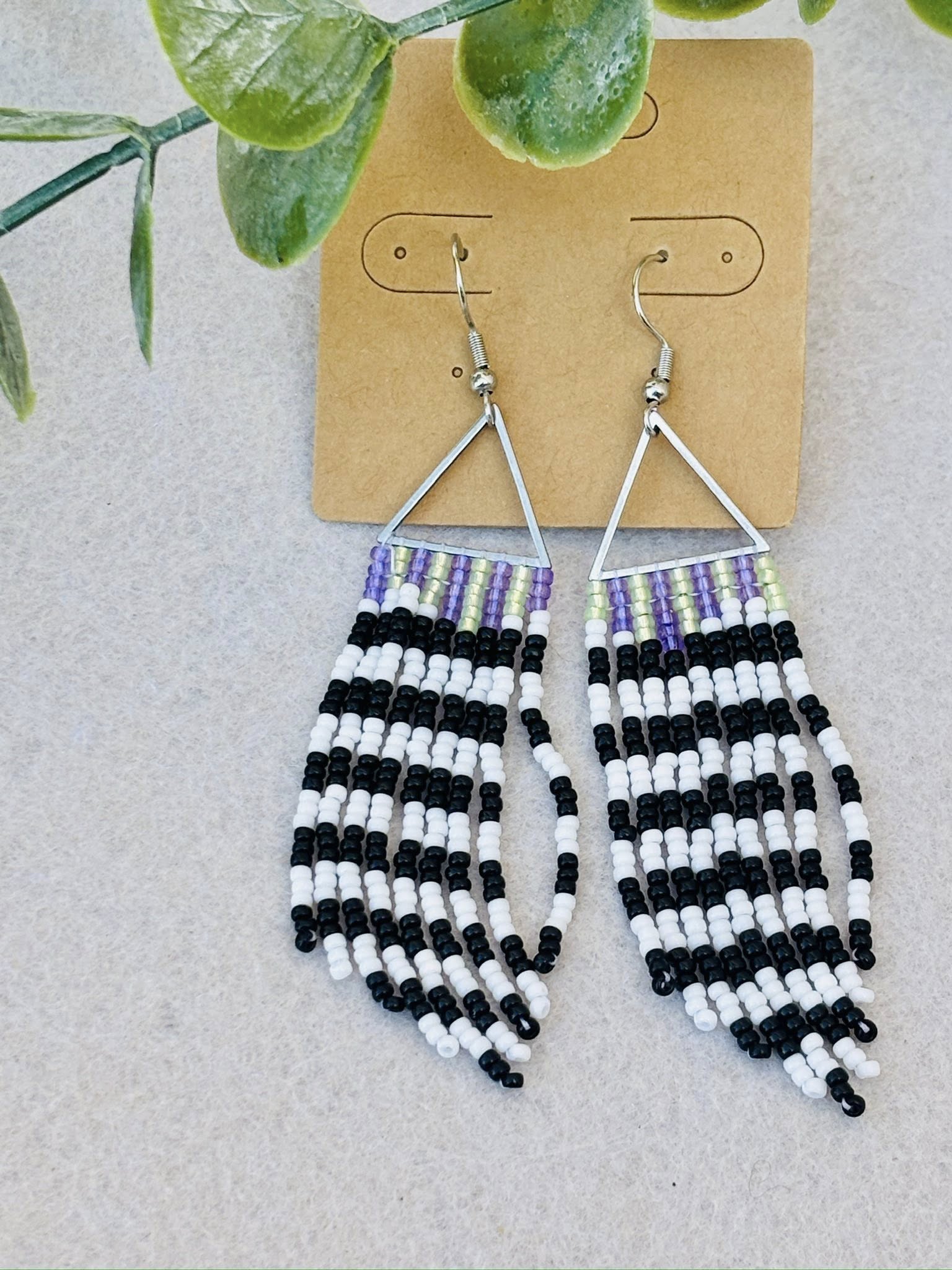 Beetlejuice Collection: Beaded Fringe Earrings