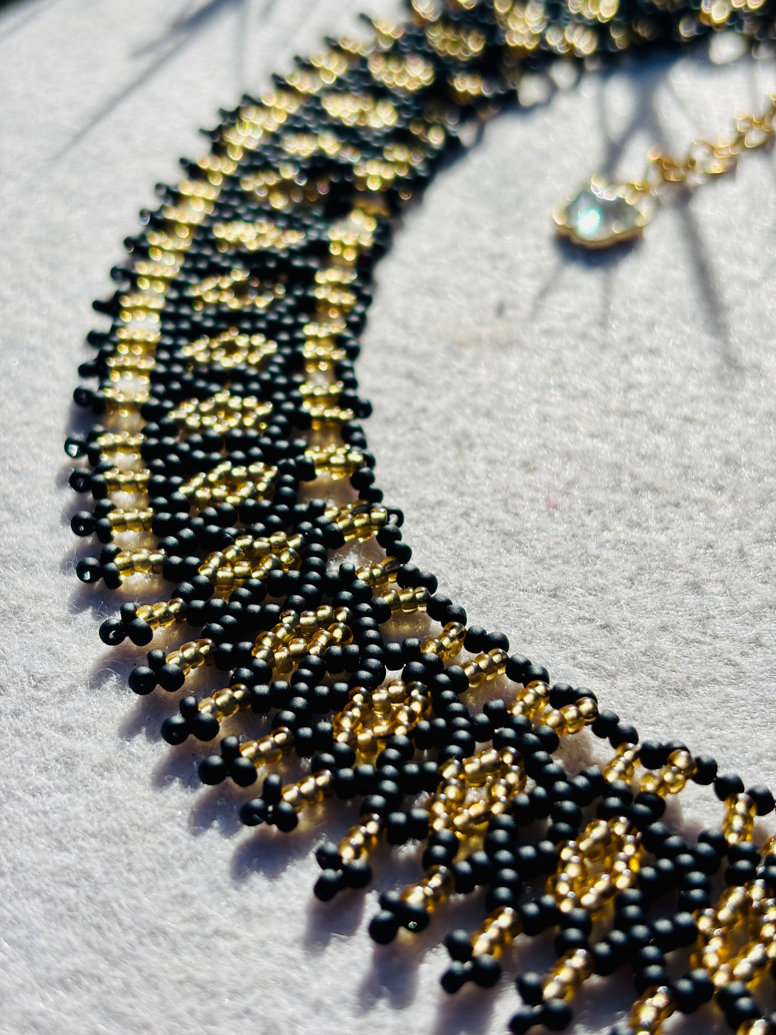 Elegant Beaded Choker