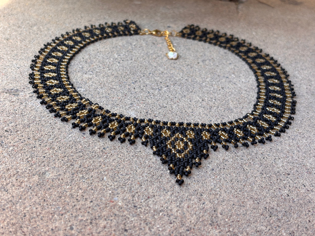 Elegant Beaded Choker