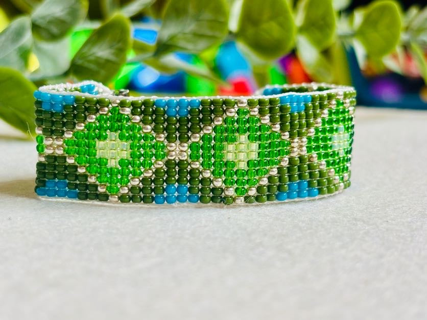Grass Fields Beaded Bracelet