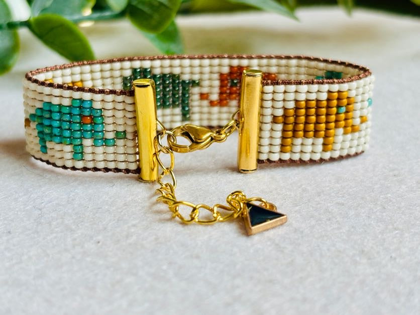 Elephants Beaded Bracelet
