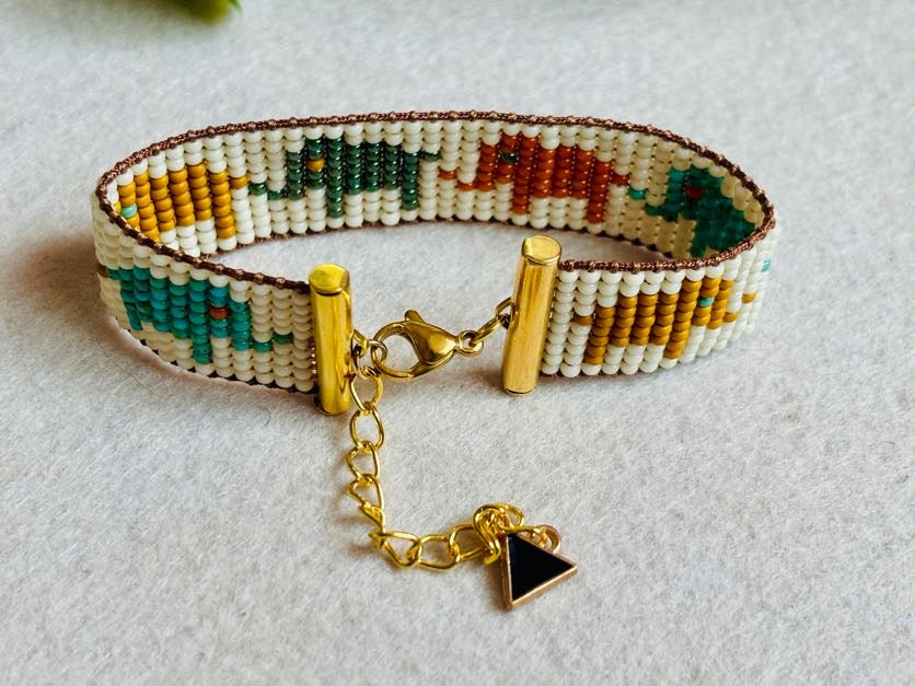 Elephants Beaded Bracelet